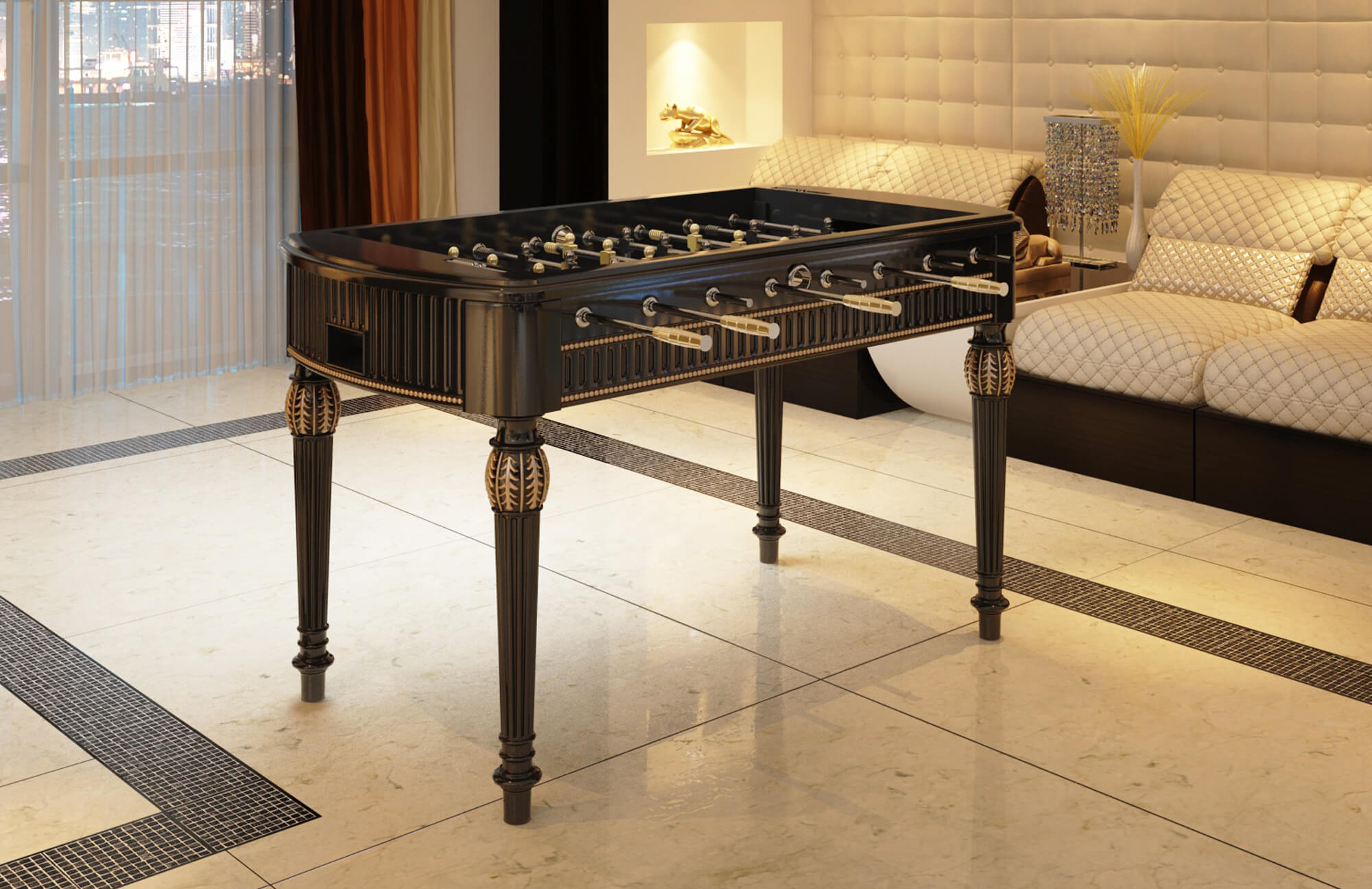 Atolye Mood foosball table luxury hospitality — Vertuden