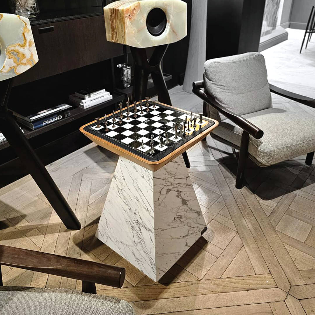 Atolye Mood chess table lifestyle hotel luxury Turkey — Vertuden