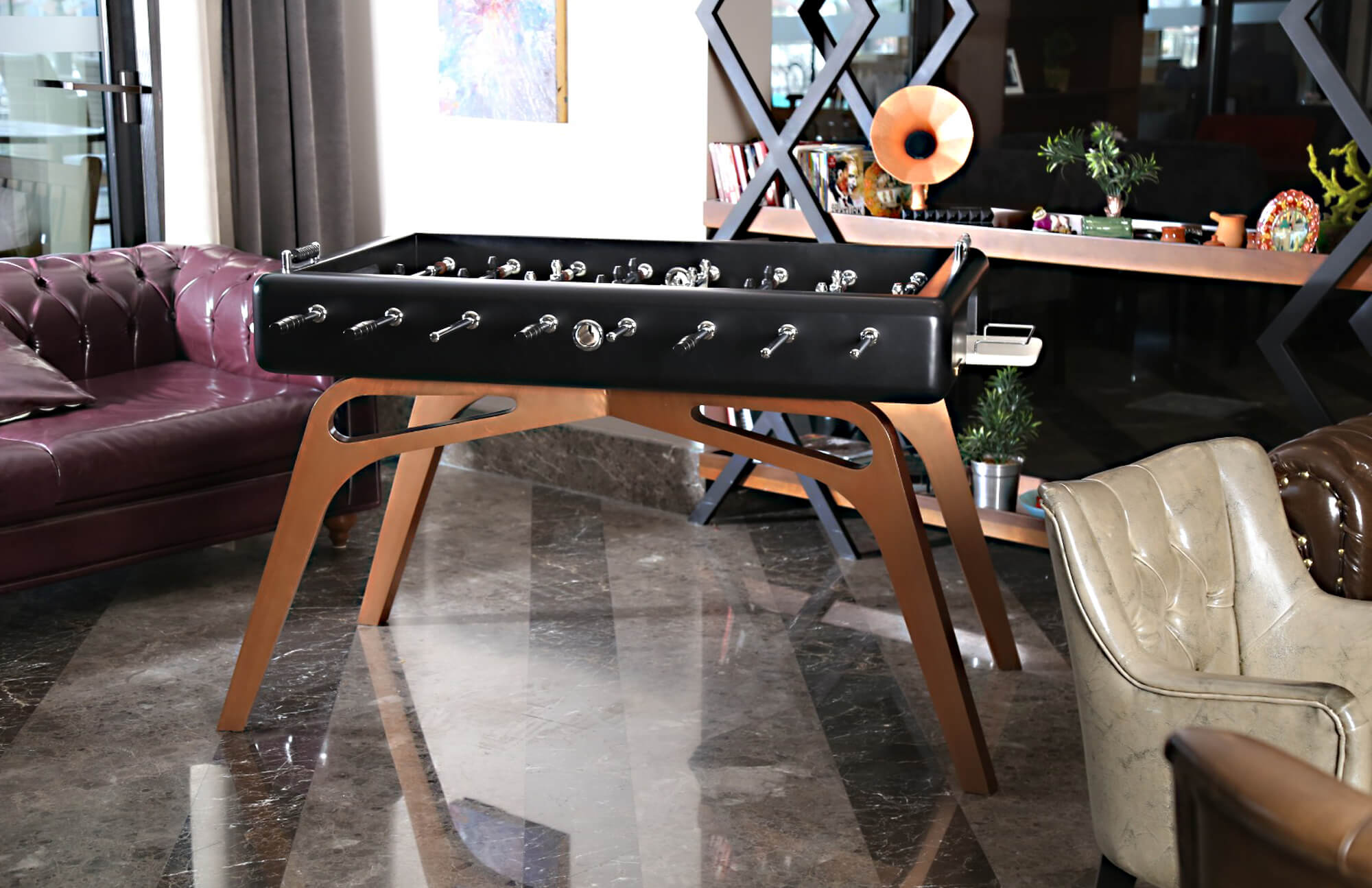 Foosball table hotel entertainment Turkey — Vertuden