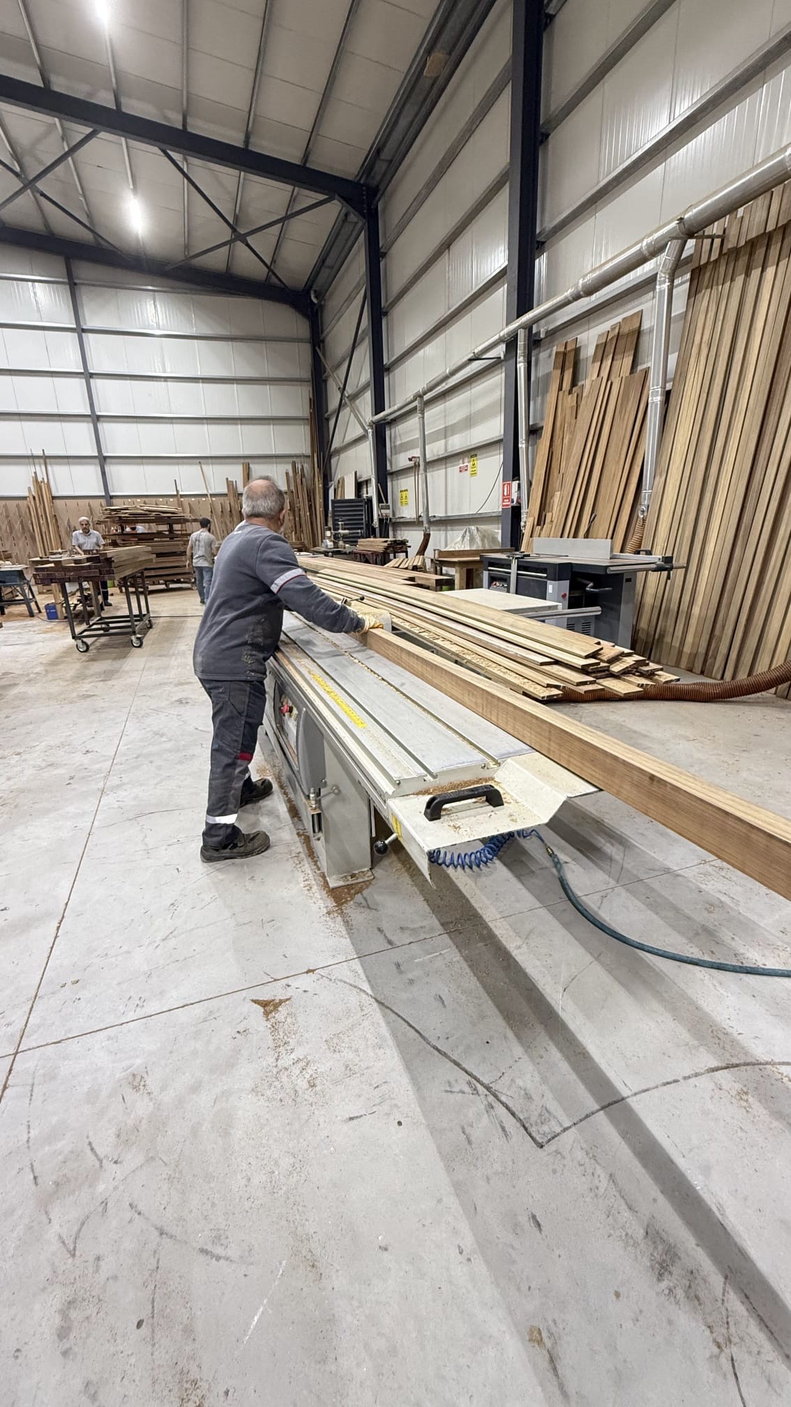 Superyacht dining table joinery interior Turkey — Vertuden