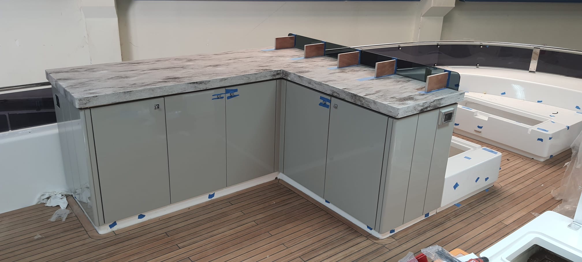 Yacht guest cabin furniture marine Turkey — Vertuden