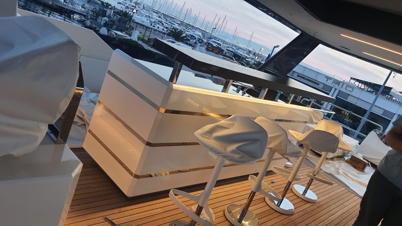 Yacht hull interior fit-out marine Turkey — Vertuden